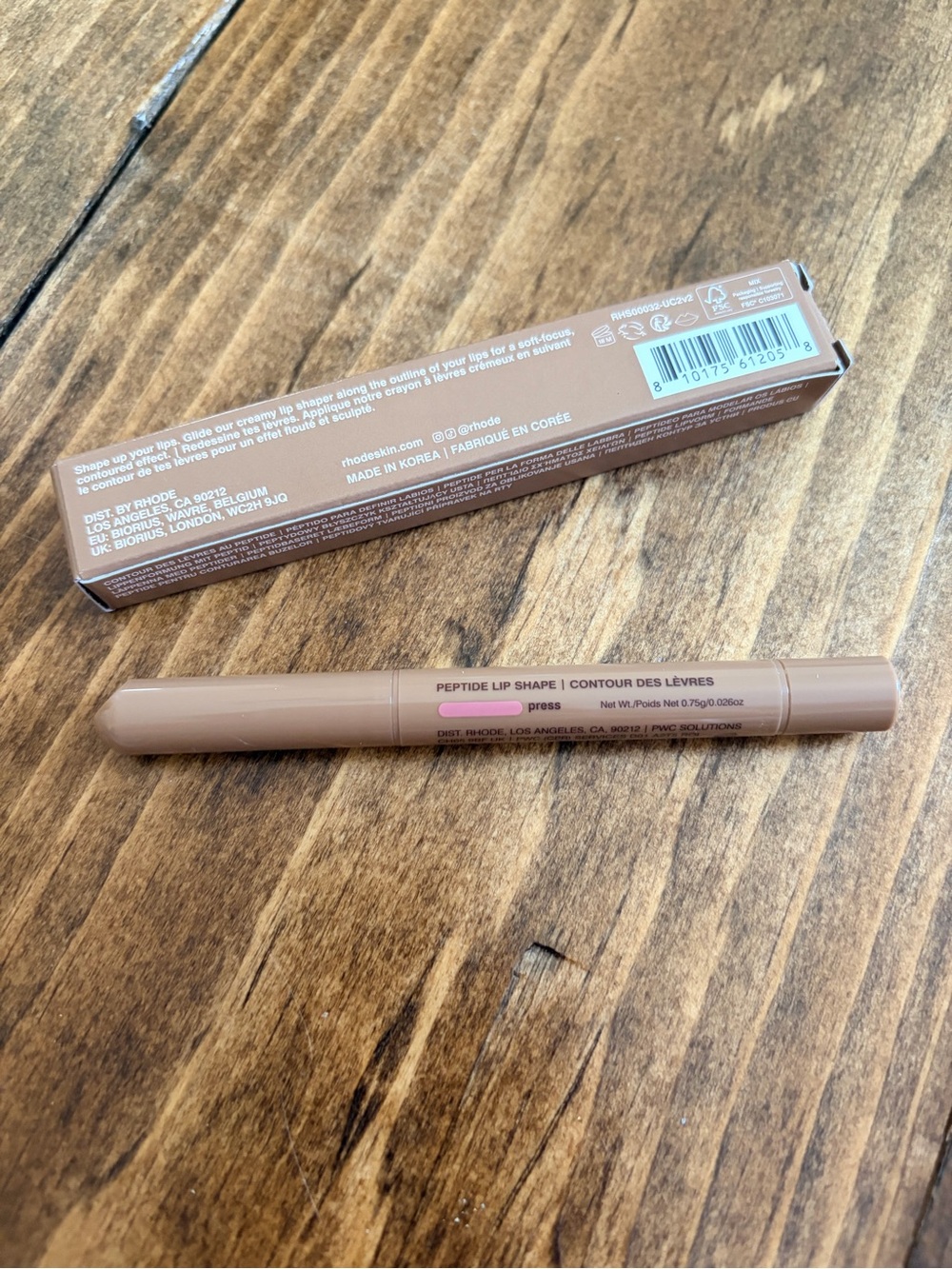 RHODE Peptide Lip Shape Lip Liner in Press - Picture 3 of 4